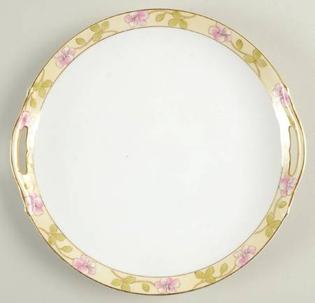 Valencia (Smooth Edge) Handled Cake Plate