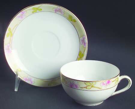 Valencia (Smooth Edge) Flat Cup & Saucer Set