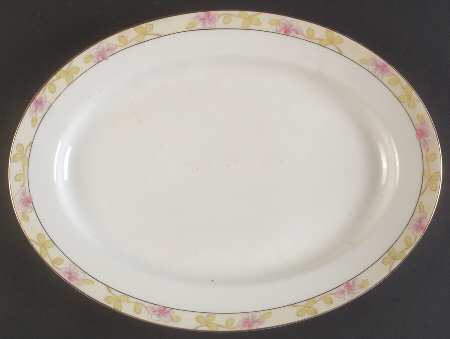 Valencia (Smooth Edge) 14" Oval Serving Platter