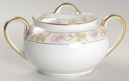 Valencia (Smooth Edge) Sugar Bowl & Lid