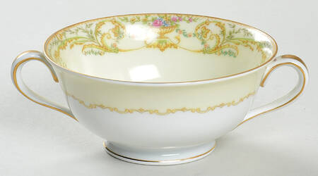 Vanity Footed Cream Soup Bowl