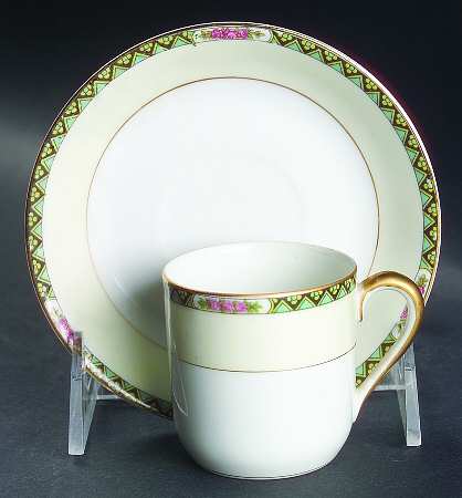 Vassar Flat Demitasse Cup & Saucer Set