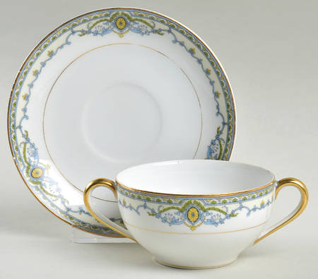 The Venice (No #) Flat Bouillon Cup & Saucer
