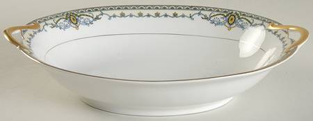 The Venice (No #) 9" Oval Vegetable Bowl