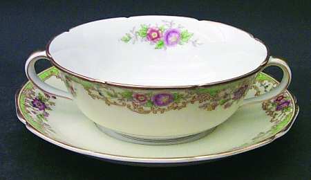 Venus Flat Cream Soup Bowl & Saucer Set