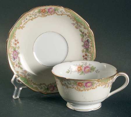 Venus Footed Cup & Saucer Set