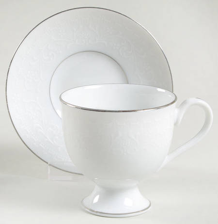 Versailles Footed Demitasse Cup & Saucer Set