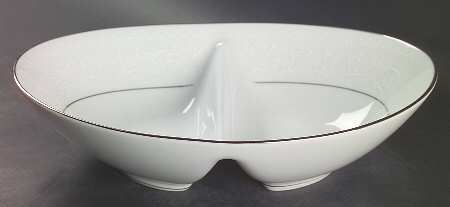 Versailles 10" Oval Divided Vegetable Bowl