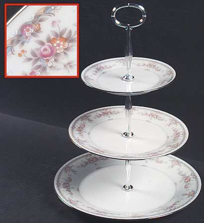 Veranda 13 7/8"-14 1/4" 3-Tiered Serving Tray(DP,SP,BB) HC