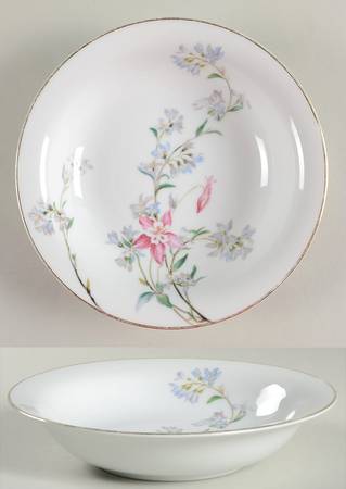 Verna (Gold Trim) Coupe Soup Bowl
