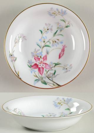 Verna (Gold Trim) Fruit/Dessert (Sauce) Bowl