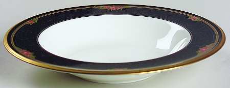 Venetian Rose Rim Soup Bowl