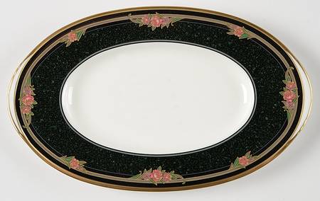 Venetian Rose Relish/Butter Tray