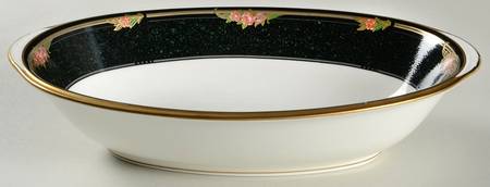 Venetian Rose 10" Oval Vegetable Bowl