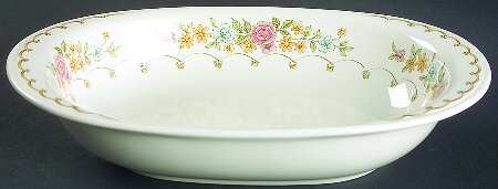 Verse 10" Oval Vegetable Bowl