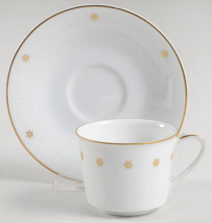 Victoria Flat Demitasse Cup & Saucer Set