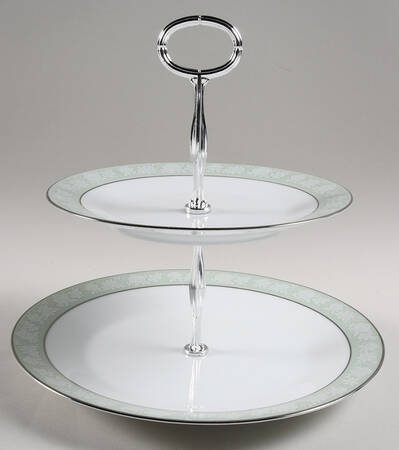 Vienne 6 5/8"-10"  2 Tiered Serving Tray (Dp, Sp) HC