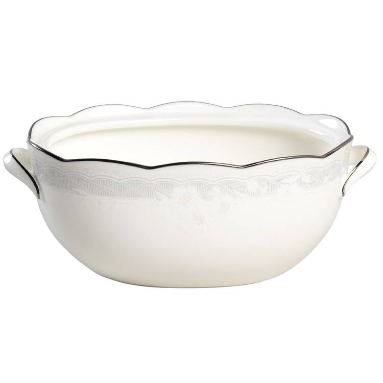Victorian Lace Gravy Boat No Lid