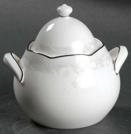 Victorian Lace Sugar Bowl & Lid