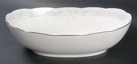 Victorian Lace 9" Oval Vegetable Bowl