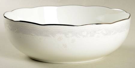 Victorian Lace 8" Round Vegetable Bowl