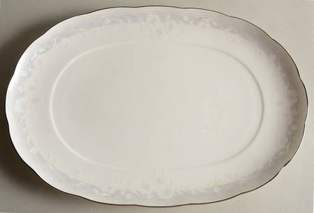 Victorian Lace 14" Oval Serving Platter