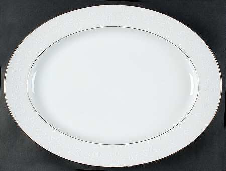 Vinecourt 16" Oval Serving Platter