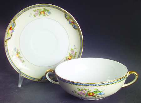 Vintonia Flat Cream Soup & Saucer Set