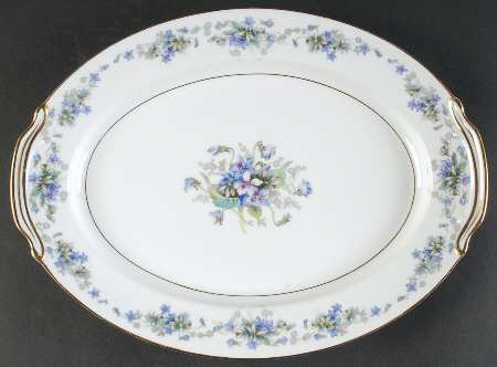 Violette 14" Oval Serving Platter by Noritake