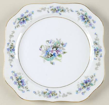 Violette Square Salad Plate by Noritake