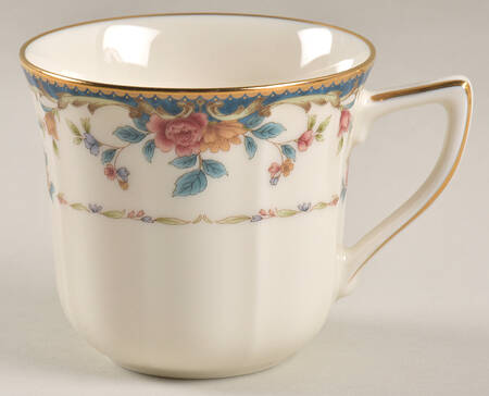 Vintage Rose Flat Cup