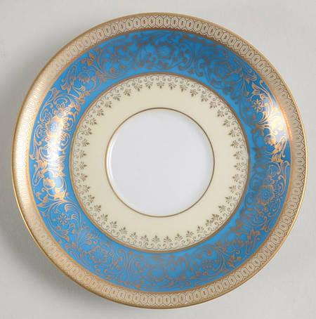 Vornay Blue Saucer for Demitasse Cup