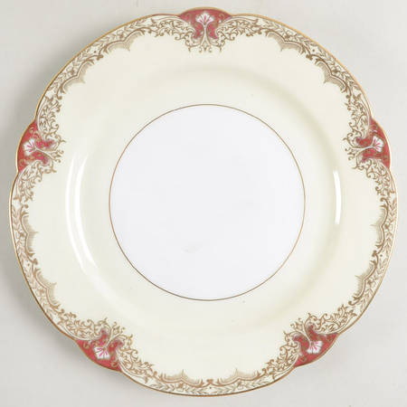 Vornay Red Luncheon Plate