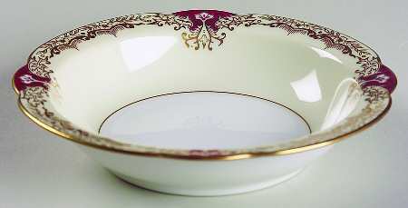 Vornay Red Rim Cereal Bowl