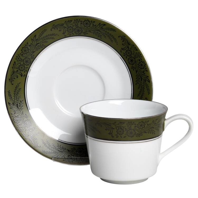 Walden Flat Cup & Saucer Set