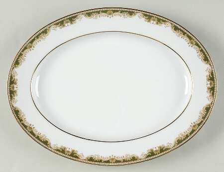Warrington 11" Oval Serving Platter by Noritake