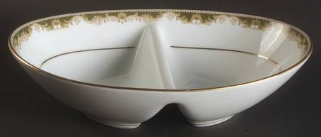 Warrington 10" Oval Divided Vegetable Bowl
