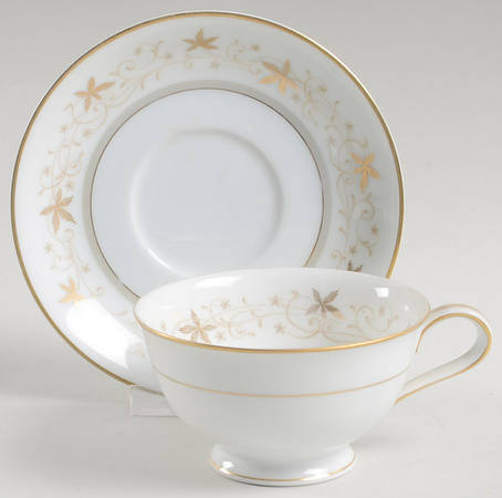Warwick Footed Cup & Saucer Set