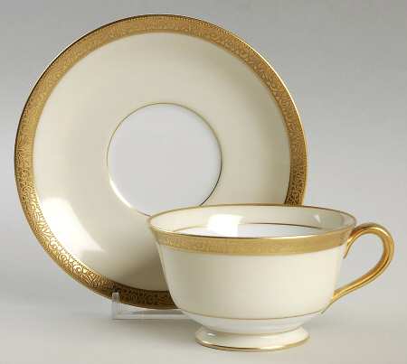 Warwick Footed Cup & Saucer Set