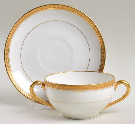 Washington Flat Bouillon Cup & Saucer