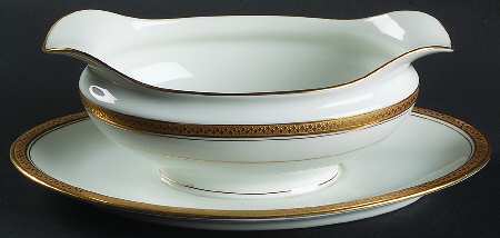 Washington Gravy Boat with Attached Underplate