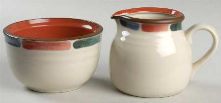 Warm Sands Creamer & Open Sugar Set