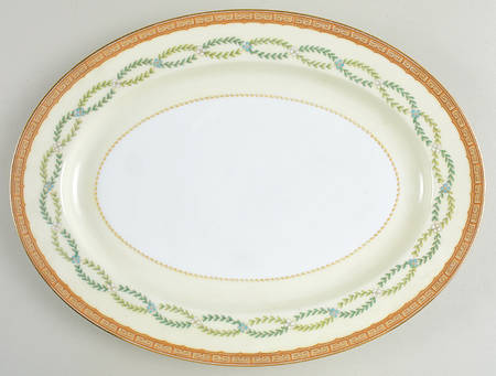 Watteau 13" Oval Serving Platter