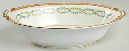 Watteau 10" Oval Vegetable Bowl