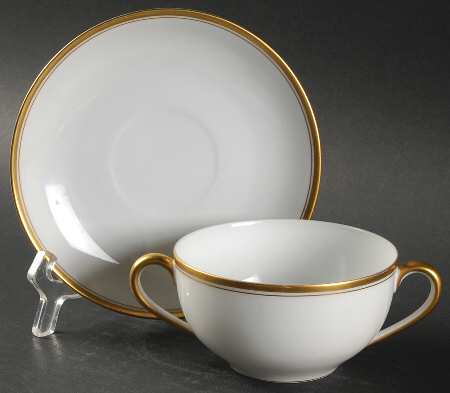 Waverly Flat Bouillon Cup & Saucer