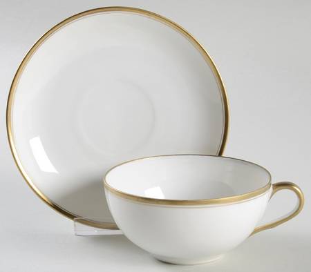 Waverly Flat Cup & Saucer Set