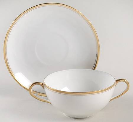 Waverly Flat Cream Soup Bowl & Saucer Set