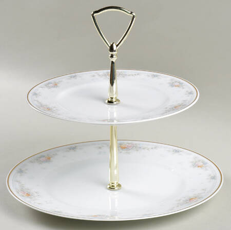 Waynesboro 2 Tiered Serving Tray (Dinner & Salad Plate)