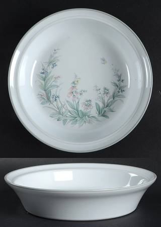 Welcome Spring 8" Round Vegetable Bowl