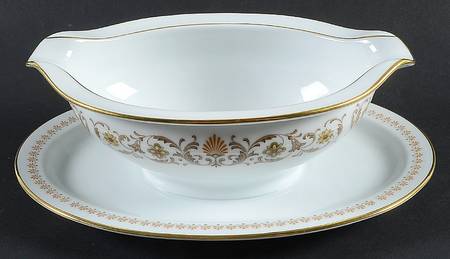 Westbury Gravy Boat with Attached Underplate